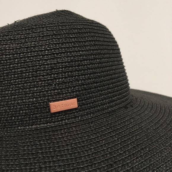 BETMAR Black Floppy Hat | Floppy Beach Hat - Picture 5 of 9